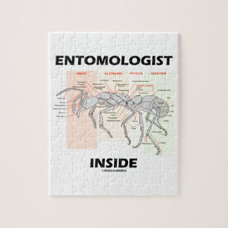 Entomologist Inside (Worker Ant Anatomy) Jigsaw Puzzle