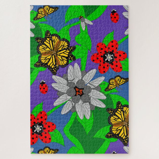 Entomologists Bouquet Jigsaw Puzzle (Vertical)