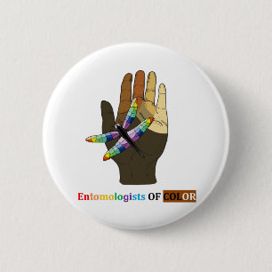 Entomologists of Colour logo 6 Cm Round Badge