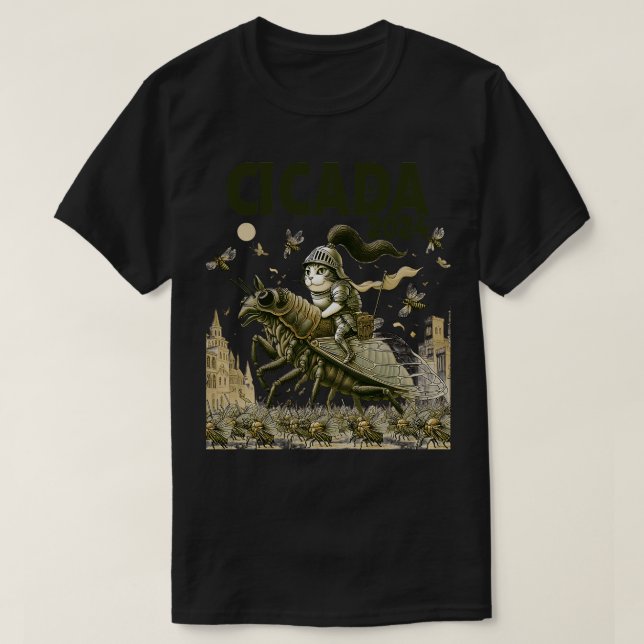Entomology Cicada Lover Cicada Fest 2024 Broods XI T-Shirt (Design Front)