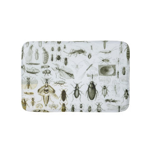 Entomology Insects Bath Mat
