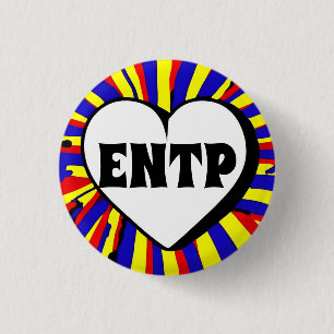 ENTP MBTI 3 Cm Round Badge