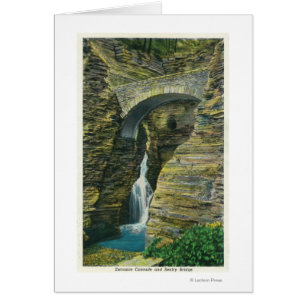 Entrance Cascade and Sentry Bridge View