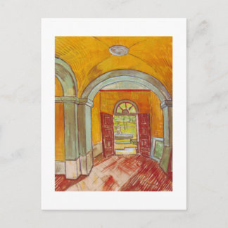 Entrance Hall of Saint-Paul Hospital by Van Gogh Postcard