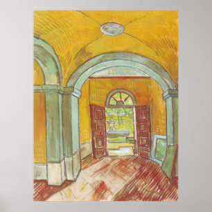 Entrance Hall of Saint-Paul Hospital - Van Gogh Poster
