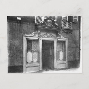 Entrance of a brothel in Paris Postcard