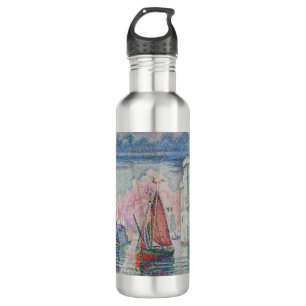 Entrance of La Rochelle Harbor, Paul Signac 710 Ml Water Bottle