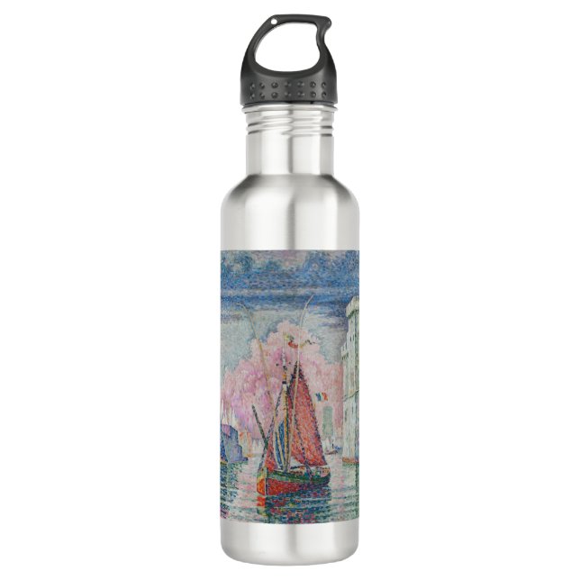 Entrance of La Rochelle Harbour, Paul Signac 710 Ml Water Bottle (Front)