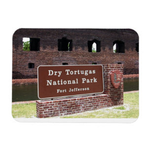 Entrance Sign, Dry Tortugas National Park Magnet