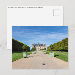 Entrance to Chateau de Sceaux - France Postcard