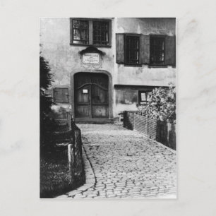 Entrance to Johann Sebastian Bach's house Postcard