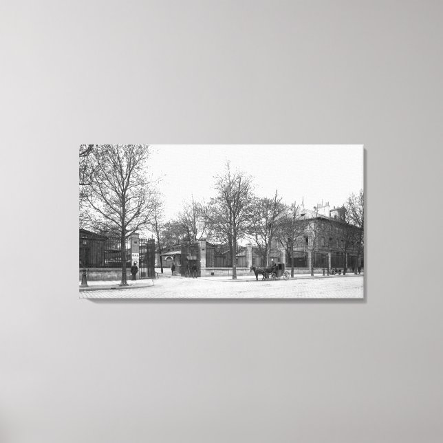 Entrance to 'La Halle aux Vins' Quai Canvas Print (Front)