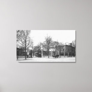 Entrance to 'La Halle aux Vins' Quai Canvas Print