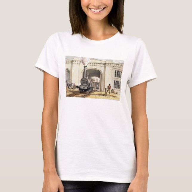 Entrance to Locomotive Engine House, Camden Town, T-Shirt (Front)