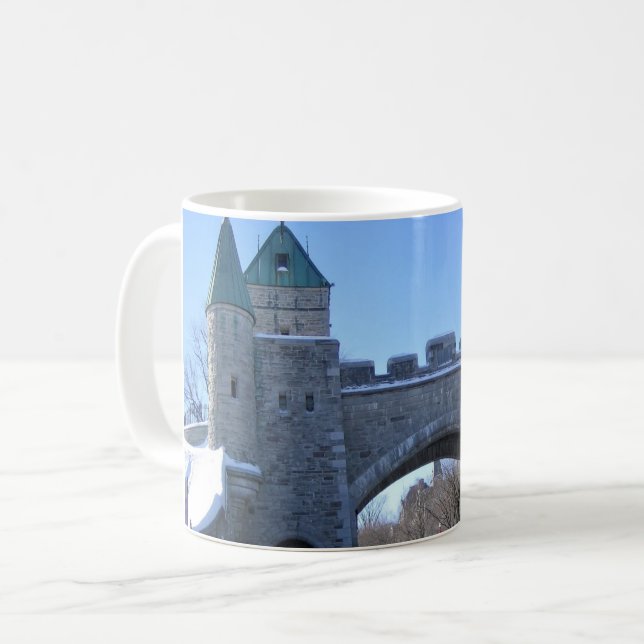 Entrance to Old Quebec City, Quebec, Canada Coffee Mug (Front Left)