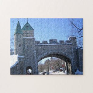 Entrance to Old Quebec City, Quebec, Canada Jigsaw Puzzle