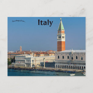 Entrance to Piazza San Marco Italy Postcard