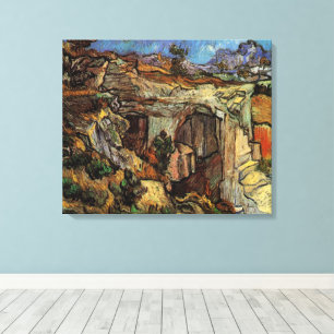 Entrance to Quarry, Saint-Remy by Vincent van Gogh Canvas Print