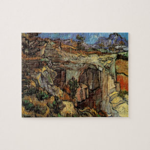 Entrance to Quarry, Saint-Remy by Vincent van Gogh Jigsaw Puzzle