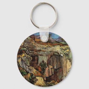 Entrance to Quarry, Saint-Remy by Vincent van Gogh Key Ring