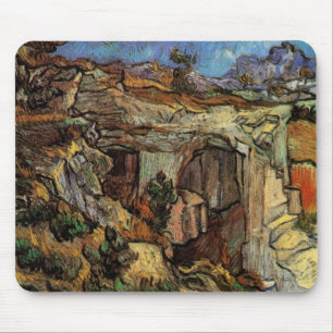 Entrance to Quarry, Saint-Remy by Vincent van Gogh Mouse Mat