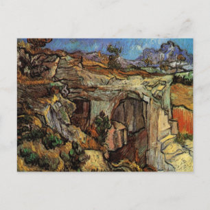 Entrance to Quarry, Saint-Remy by Vincent van Gogh Postcard