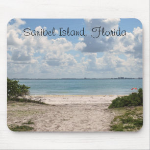 Entrance to Sanibel Beach Mouse Mat