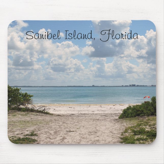 Entrance to Sanibel Beach Mouse Mat (Front)