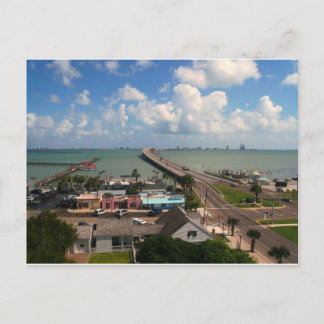 Entrance to South Padre Island Postcard