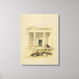 Entrance to the Caves of Bani Hasan, from "Egypt a Canvas Print