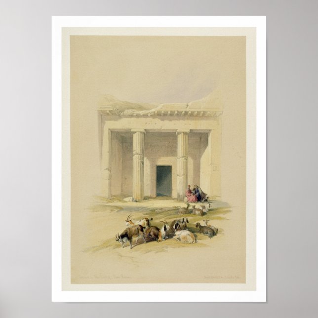 Entrance to the Caves of Bani Hasan, from "Egypt a Poster (Front)