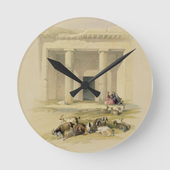 Entrance to the Caves of Bani Hasan, from "Egypt a Round Clock (Front)