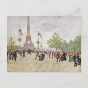 Entrance to the Exposition Universelle, 1889 Postcard