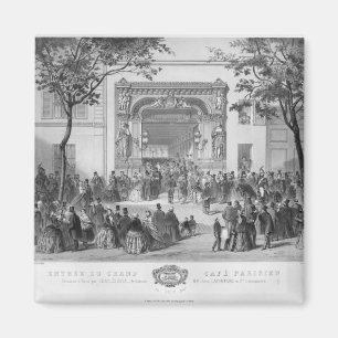 Entrance to the 'Grand Cafe Parisien', Paris Magnet