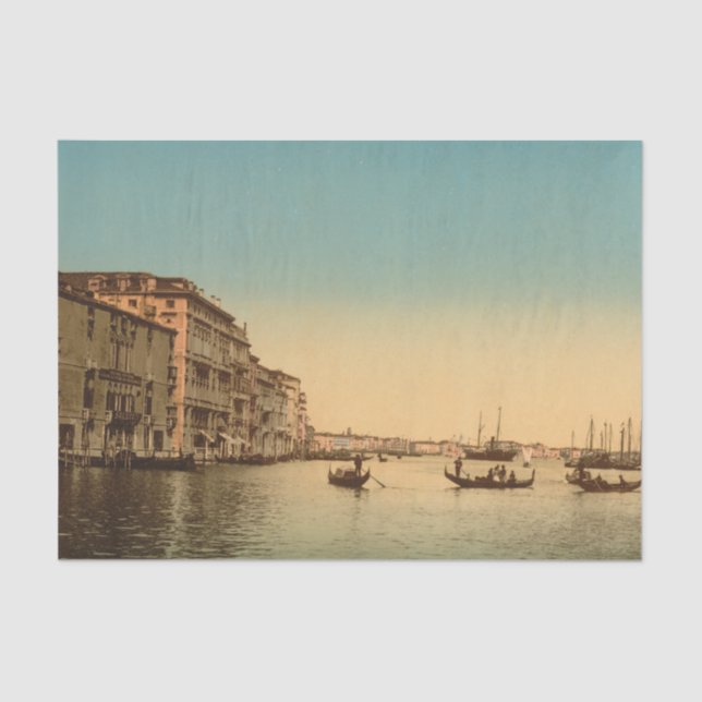 Entrance to the Grand Canal I, Venice, Italy Tissue Paper (Front)