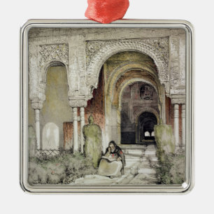 Entrance to the Hall of the Two Sisters (Sala de l Metal Tree Decoration