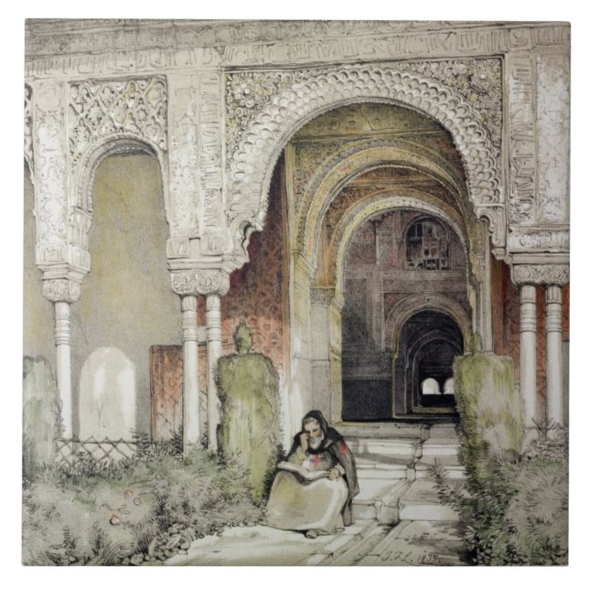 Entrance to the Hall of the Two Sisters (Sala de l Tile (Front)