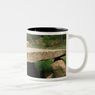 Entrance to the hypogaea Two-Tone coffee mug