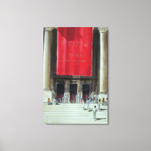 Entrance to the Metropolitan Museum New York Canvas Print