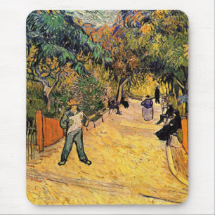 Entrance to the Public Park by Vincent van Gogh Mouse Mat