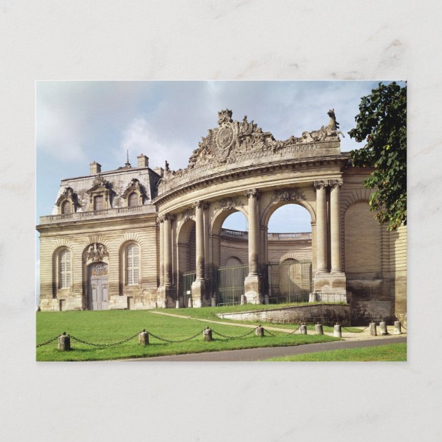 Entrance to the stables postcard (Front)