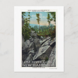 Entrance View of a Ancient Glacial Gorge Postcard