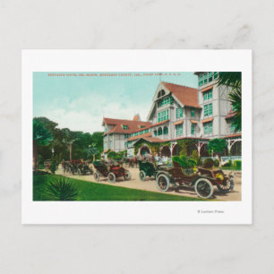 Entrance View of Exterior of Hotel del Monte Postcard