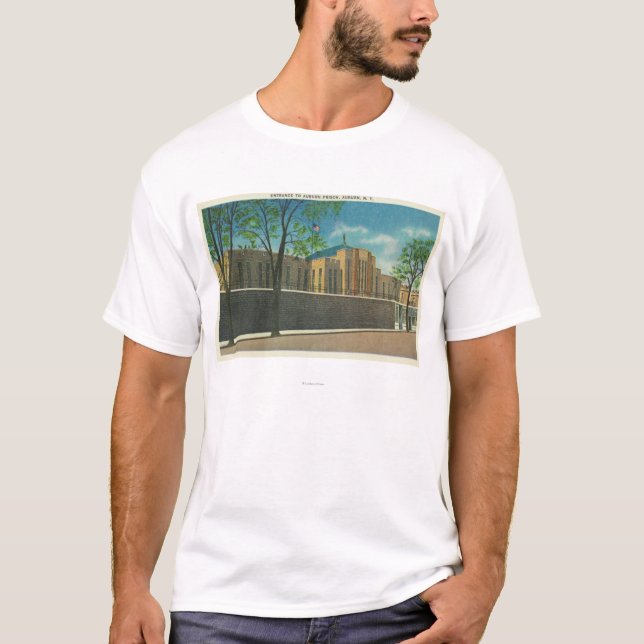 Entrance View to the Auburn Prison T-Shirt (Front)