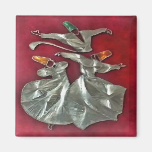 Entranced Sufis In Prayer Magnet