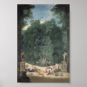 Entrée du Labyrinthe – Garden of Versailles Poster