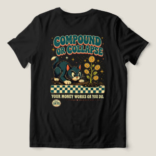 Entrepreneur Boss Babe - Money Cat Compound Tri-Blend Shirt