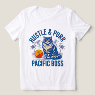 Entrepreneur Boss Women - Hustle & Purr Money Move Tri-Blend Shirt