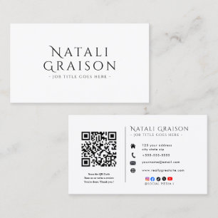 Entrepreneur Business Card Modern Professional