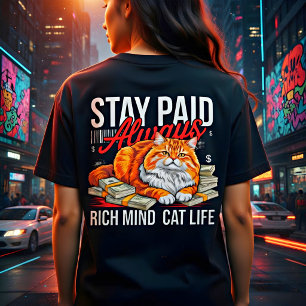 Entrepreneur Cat Boss for Women - Stay Paid,  Tri-Blend Shirt